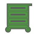Тележки с набором инструментов ( )